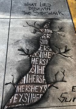 2nd Place-What Lies Beneath the Sidewalk by Ella Suring